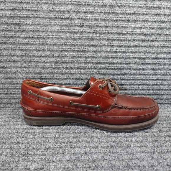 Bass Shoes Mens 12 W Brown Harry Leather Casual Lace Up Loafer main image 11
